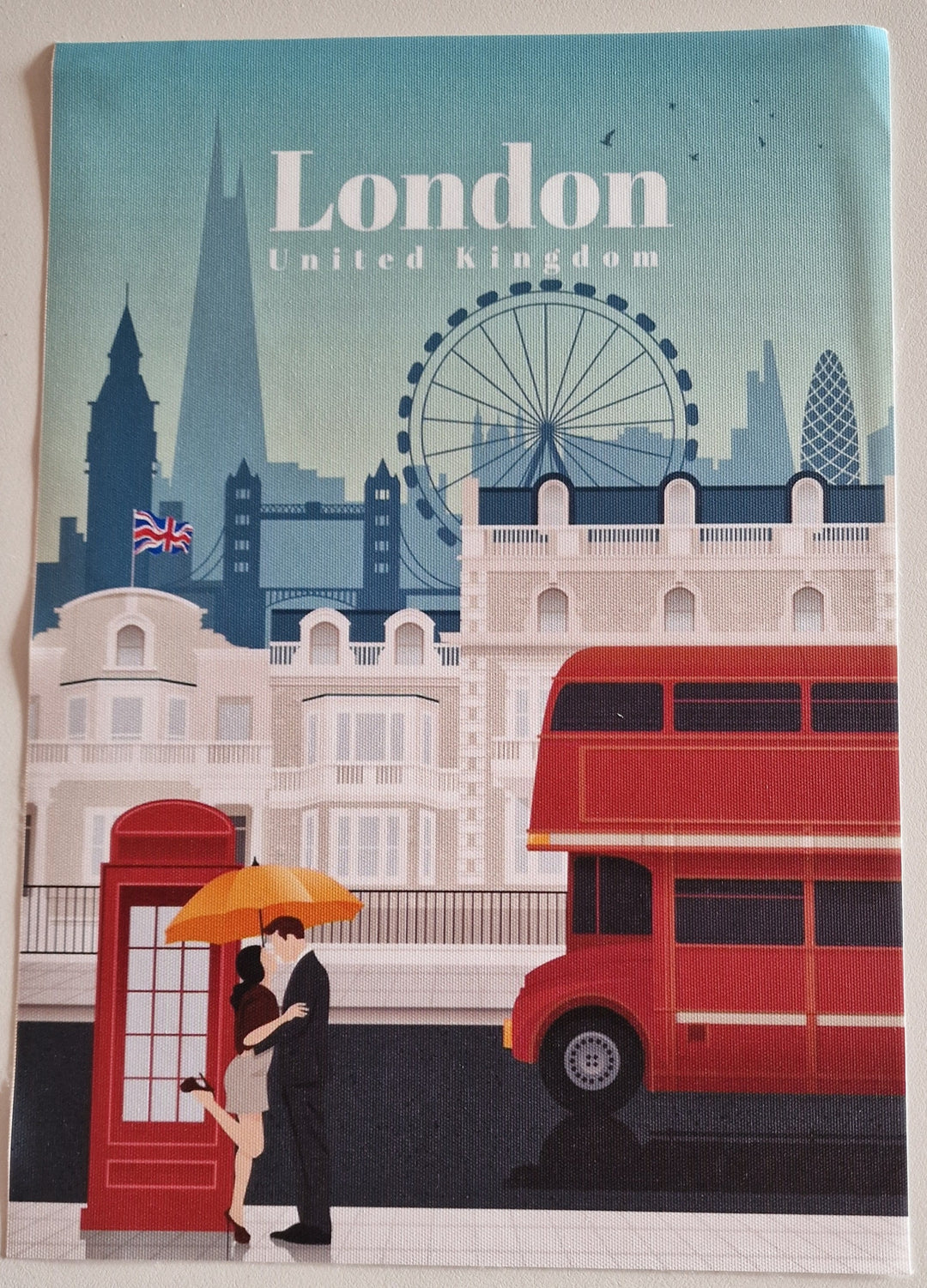 Leinwand-Bild, ohne Rahmen "London"