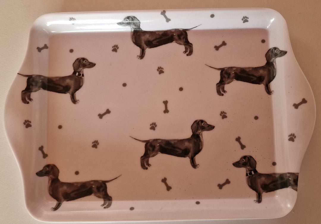 Mini Tablett "Dackel/ Dachshund"