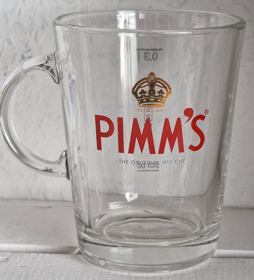 Pimm's Glas, 300 ml, in Form der großen Pimm's Pitcher