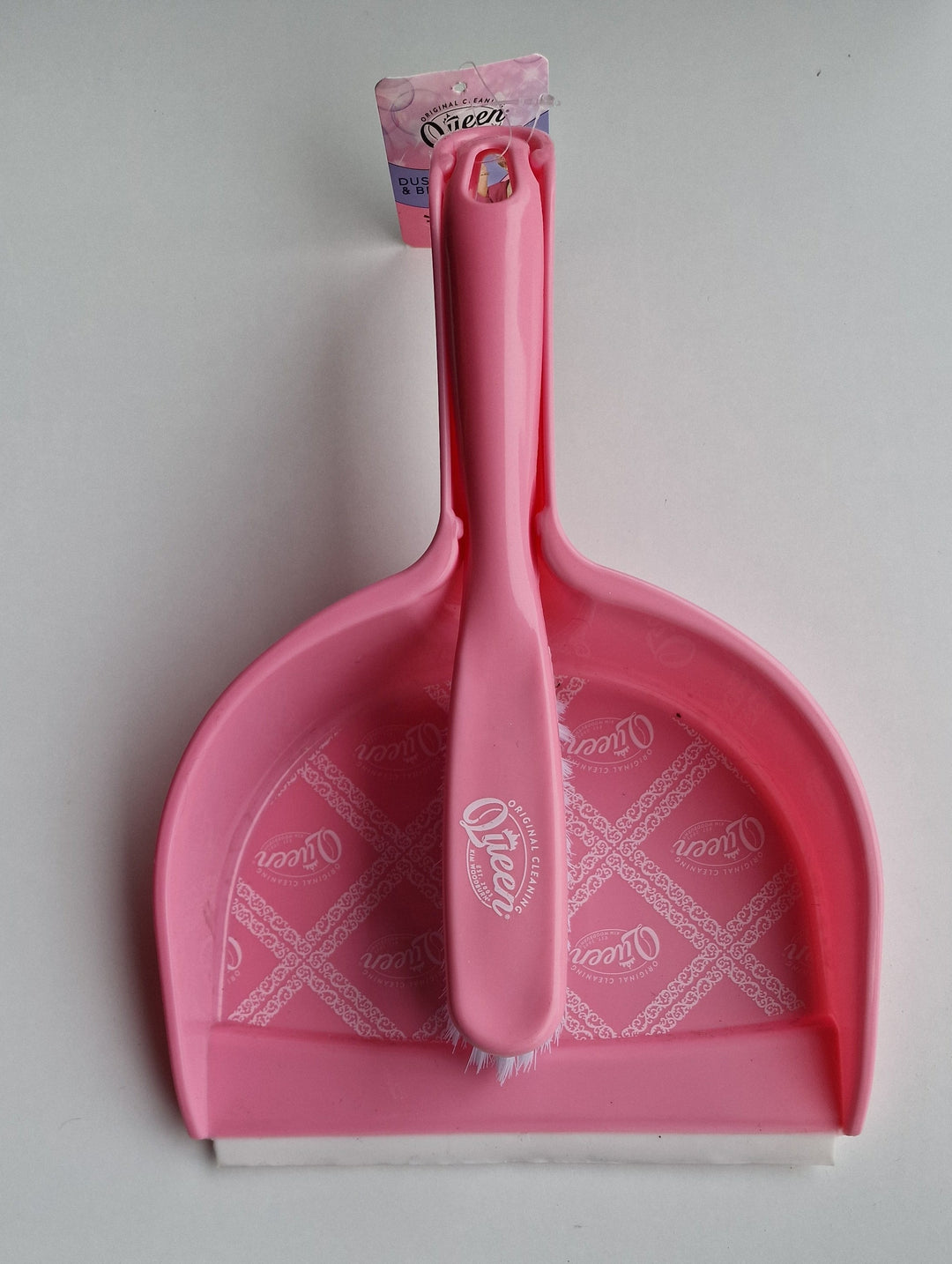 Kehrschaufel-Set "Queen", rosa
