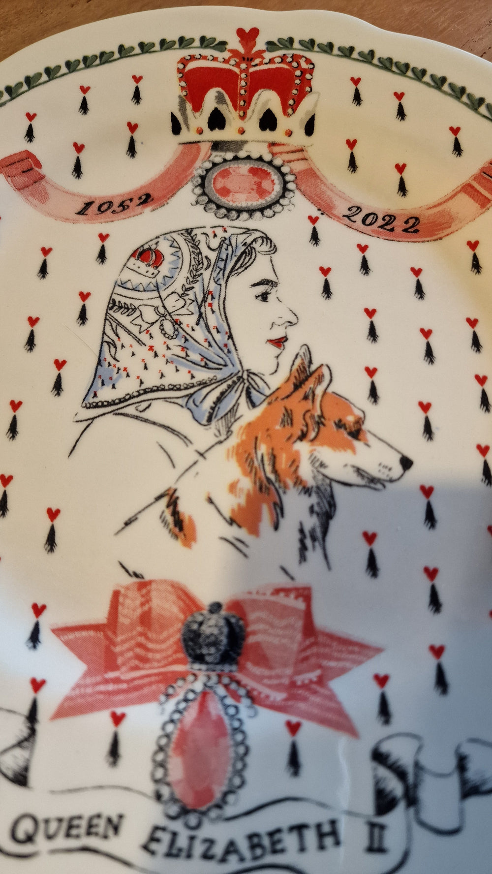 Cath Kidston Queen  Elisabeth II. Teller