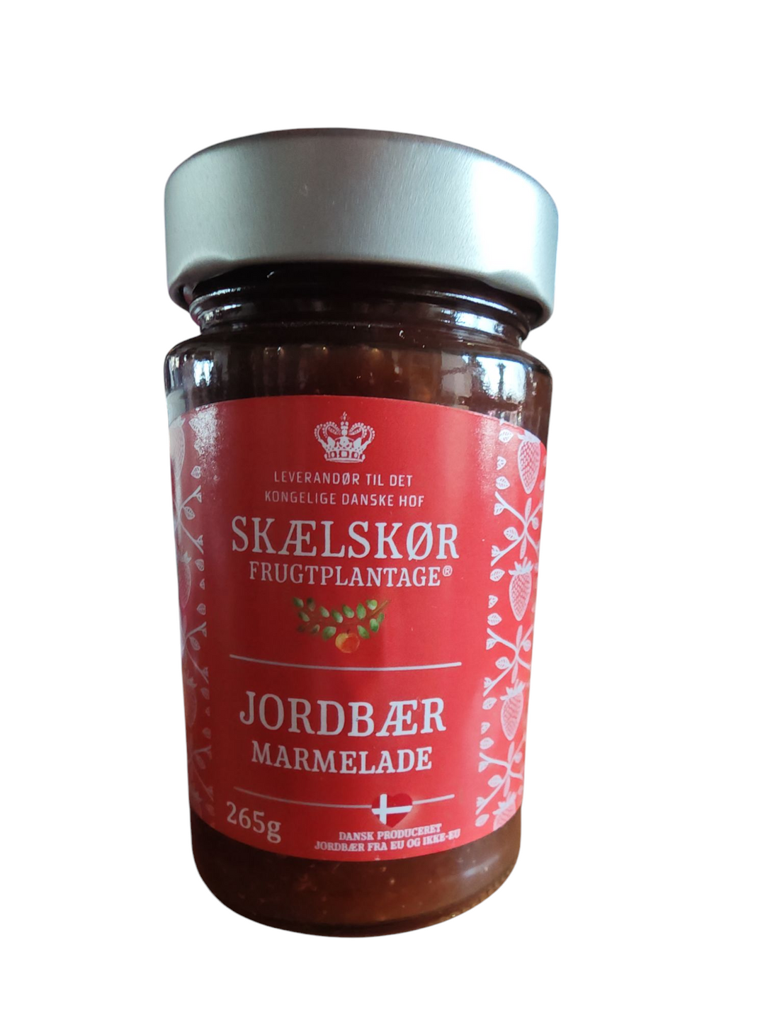 Skaelskor Frugtplantage , dänische Marmelade , Erdbeere, 265 gr Glas