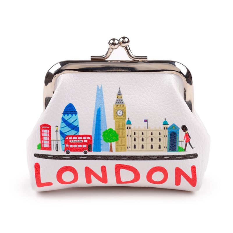 Portemonnaie, Geldbörse (Clipbörse) "London Sehenswürdigkeiten", Motiv 1