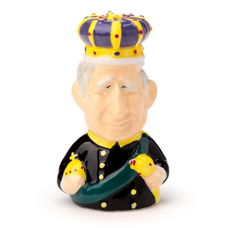 Salz und Pfeffer Streuer Set "King Charles III. "