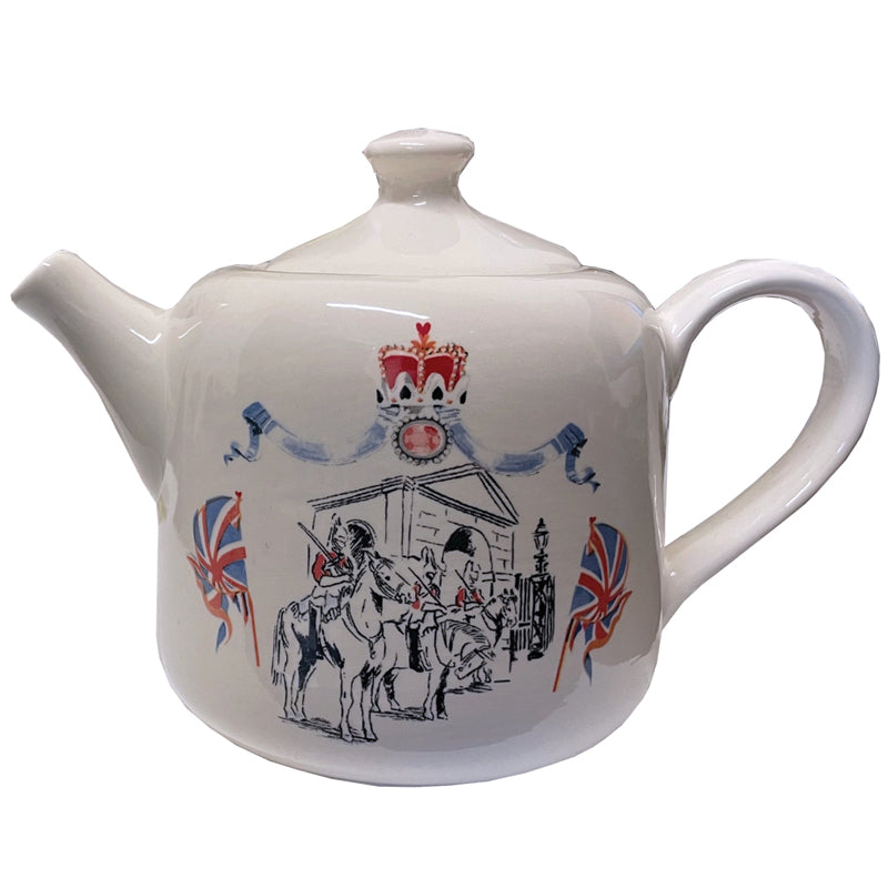Cath Kidston Teekanne aus der Coronation and Commemoration Serie