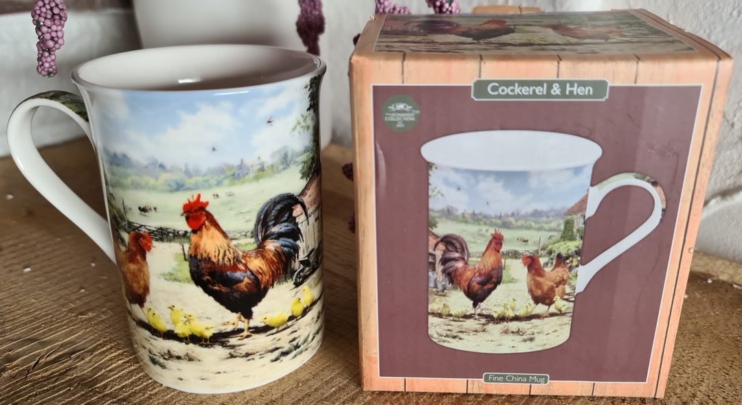 Tasse / Becher aus der "Cockerel & Hen "-Serie von Leonardo (Lesser&Pavey) - British Moments