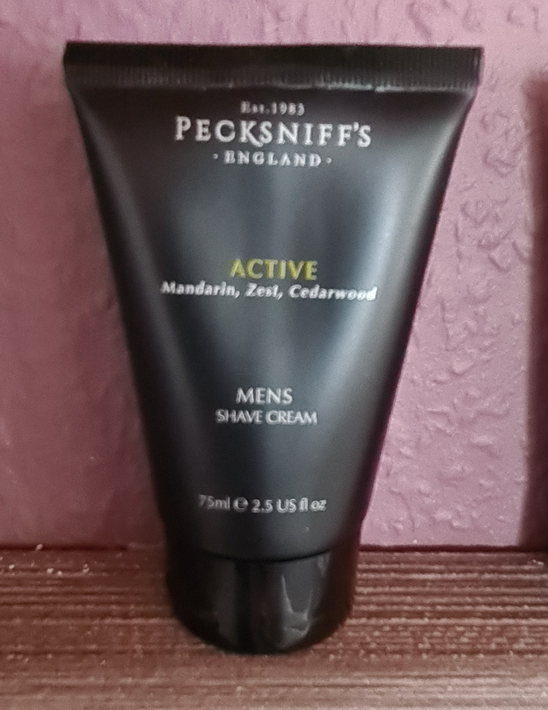Pecksniff's Men Shave Cream "Active", Reisegröße 75 ml - British Moments