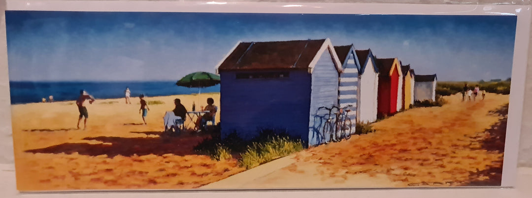 Künstlerkarte Matthew Garrard "Family Day out, Southwold"