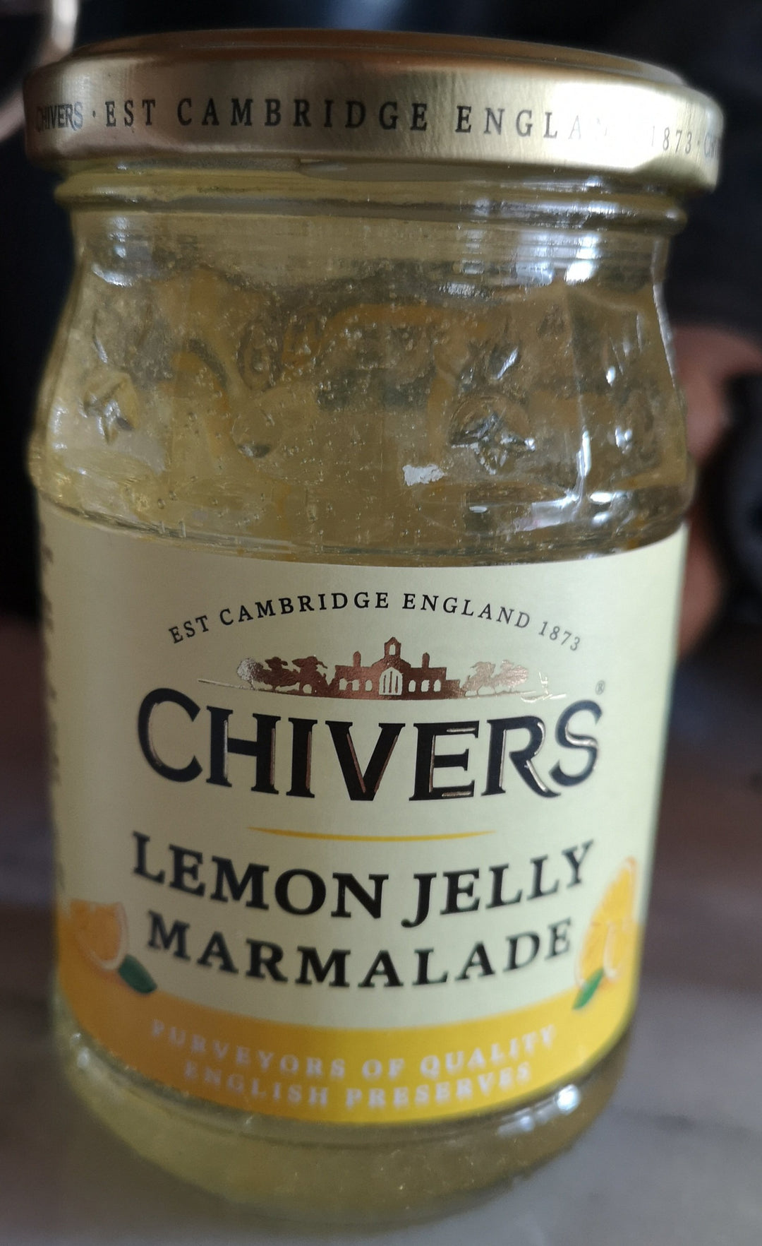 Chivers Lemon Jelly Marmalade 340 gr Glas - British Moments