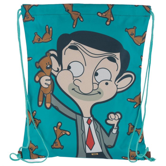 Mr. Bean Cartoon Kordelzugbeutel - British Moments