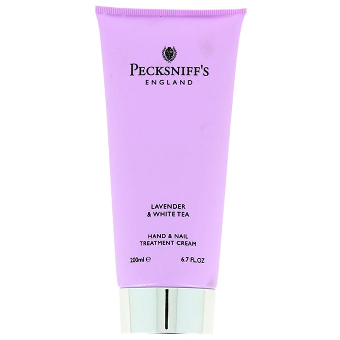 Pecksniff's Lavender and White Tea Luxury Hand und Nagel Creme 200ml - British Moments