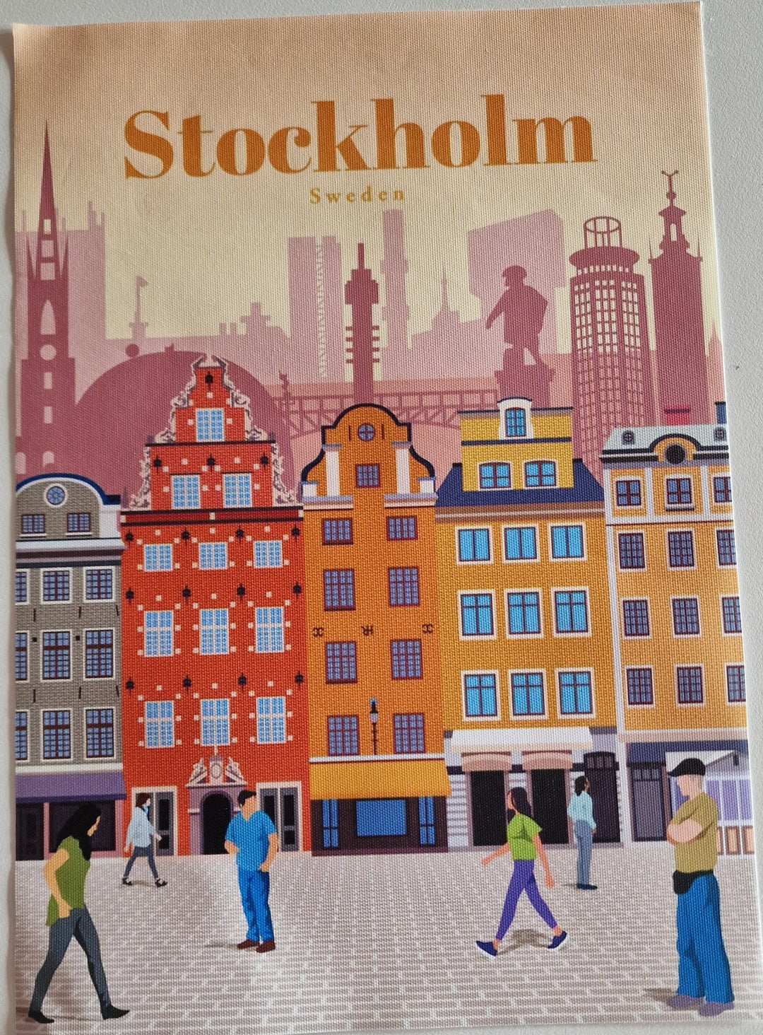 Leinwand-Bild, ohne Rahmen  "Stockholm"