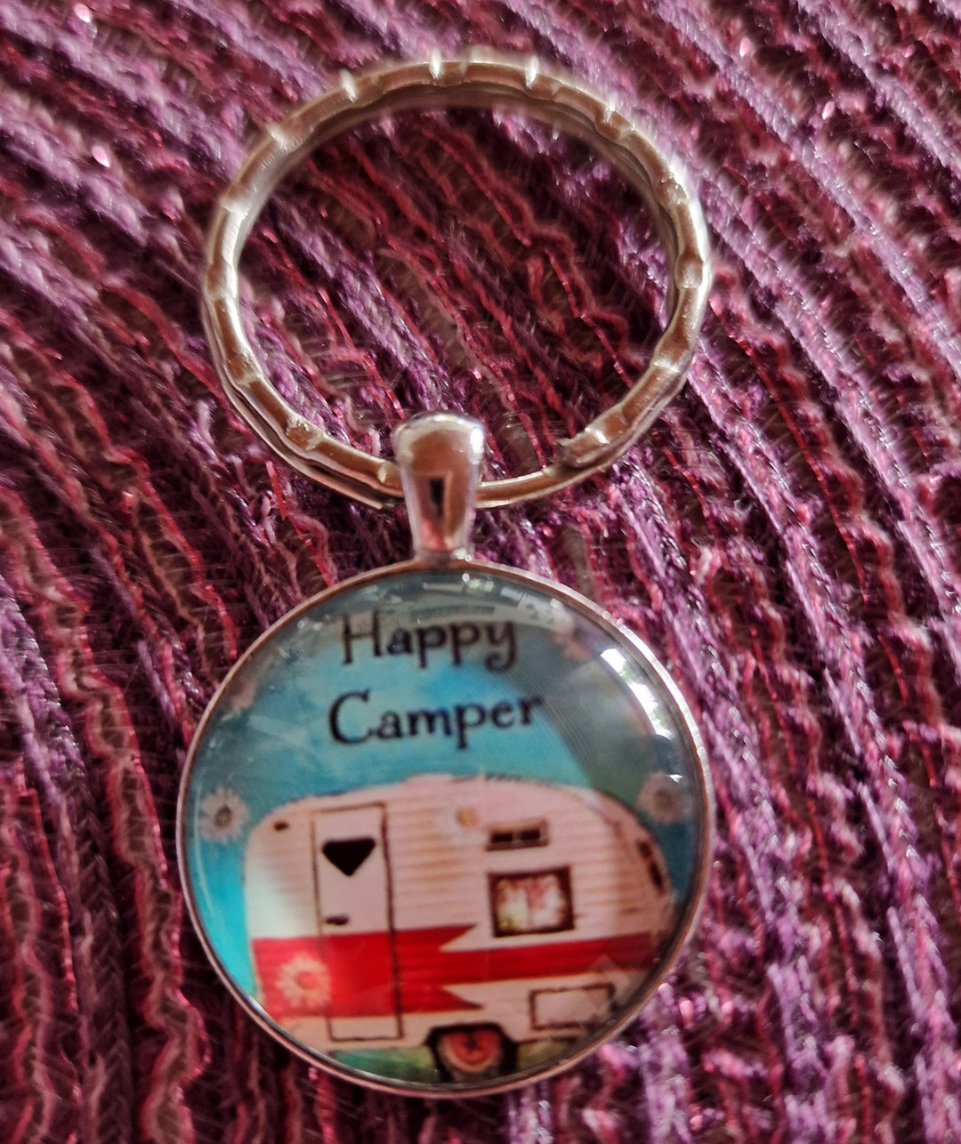 Schlüssel- Anhänger"Happy Camper"