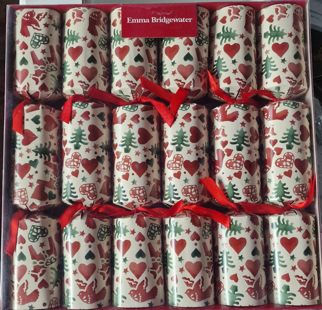 SALE ! 2. Wahl,Packung etwas verkratzt/verbeult .Christmas crackers , Emma Bridgewater   6er Set