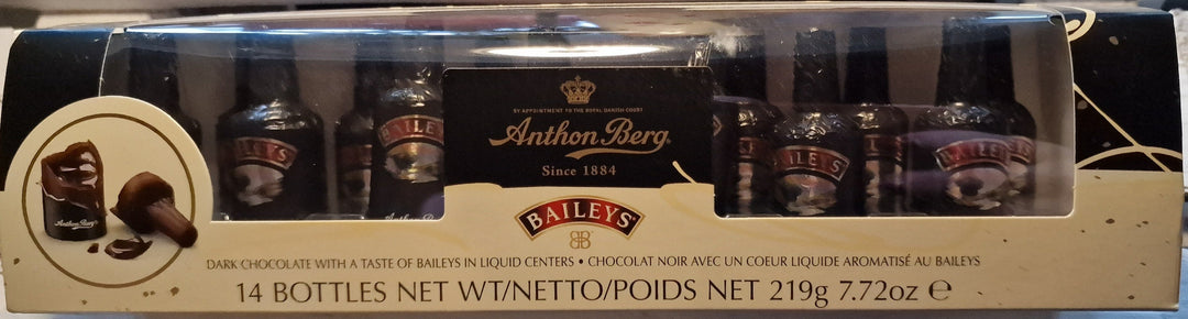 Anthon Berg Schokoladen-Flaschen" Baileys" 14 Flaschen, 219 gr