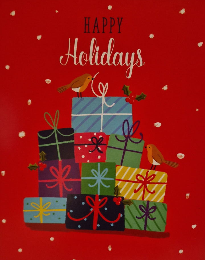 Weihnachtskarte  "Happy Holidays"