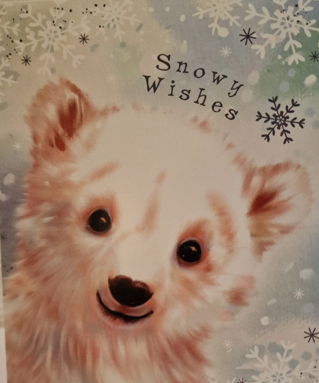 Weihnachtskarte "Snowy Wishes"