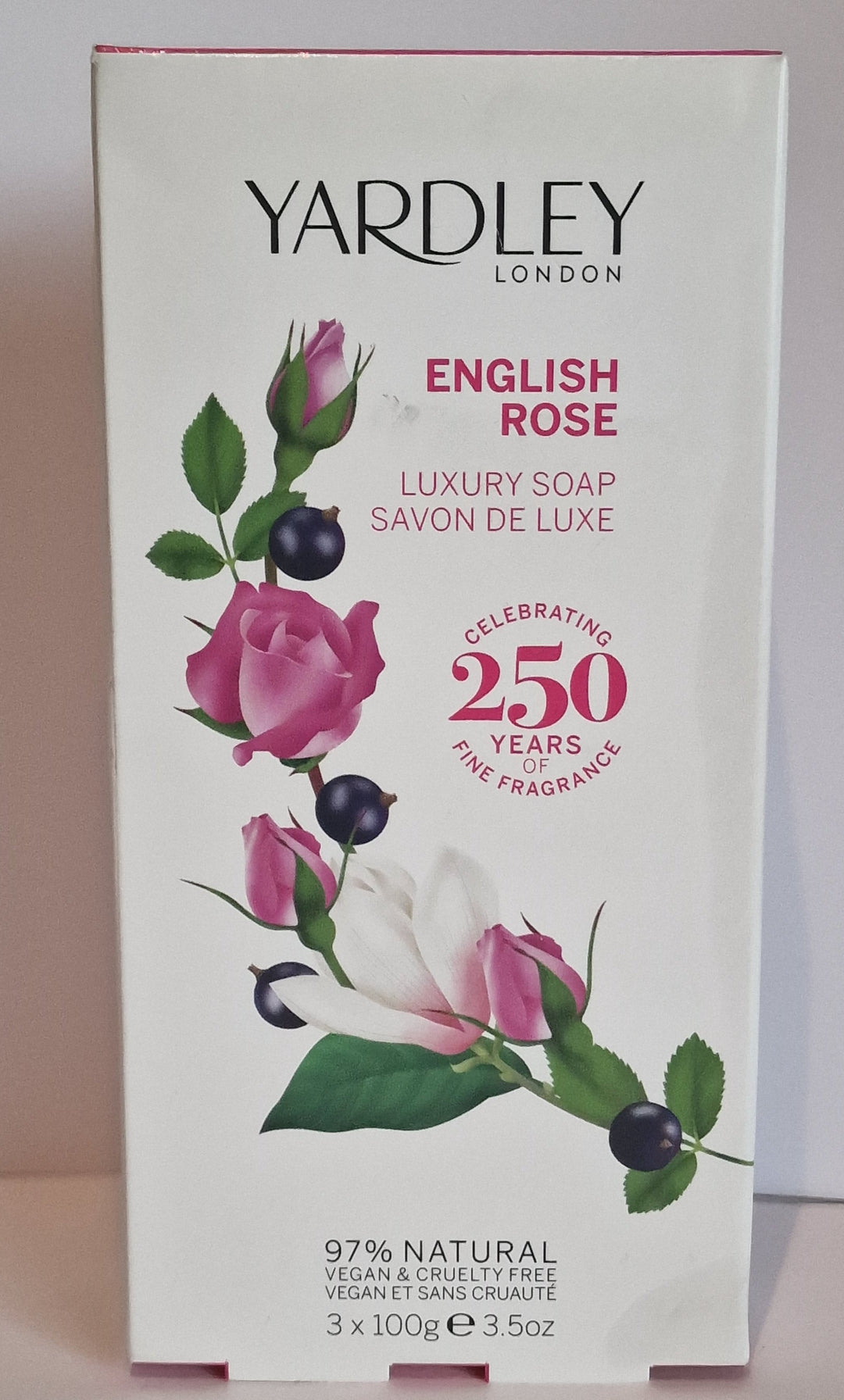 Yardley  "English Rose " Gästeseifen, 3er Set