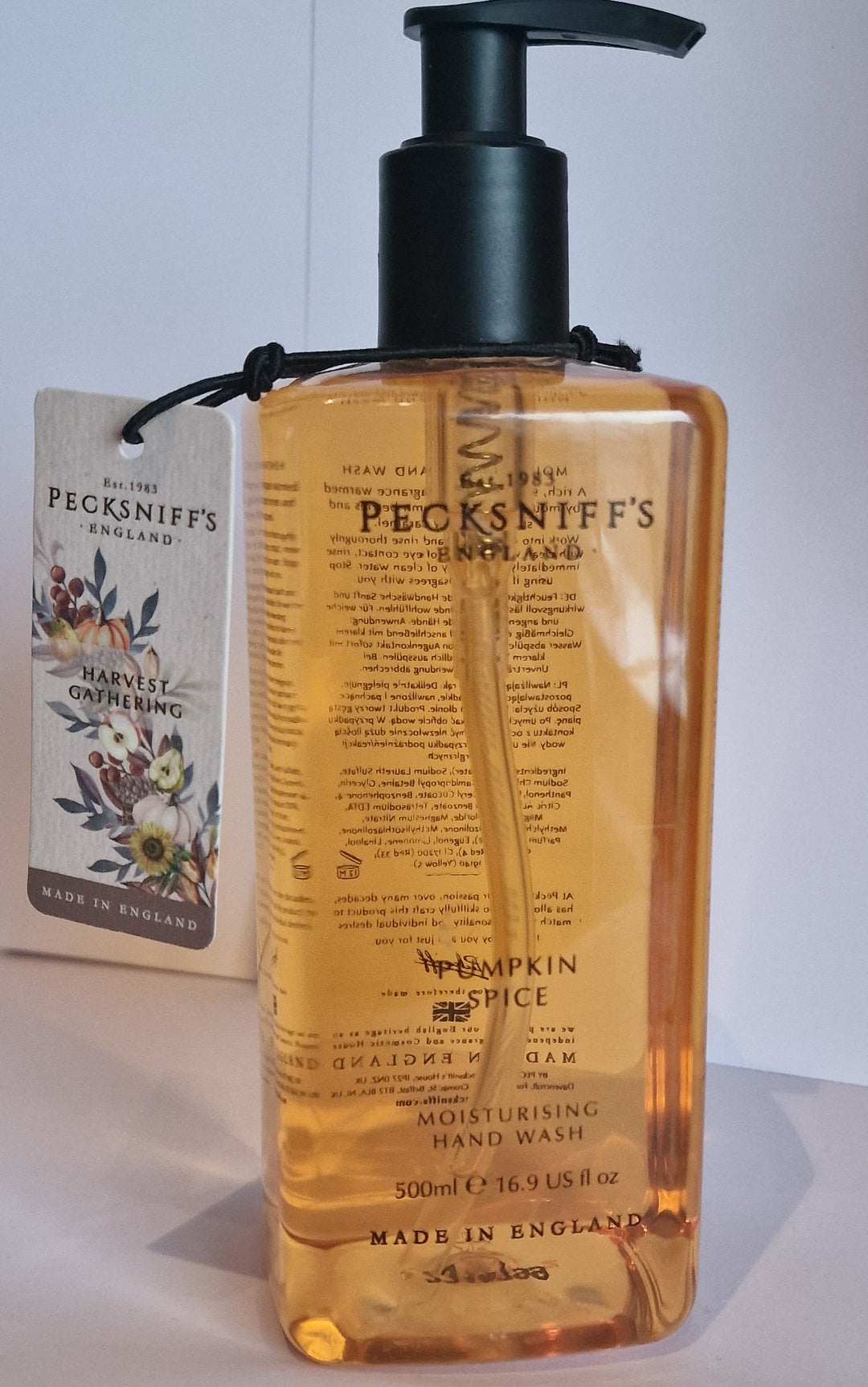 Pecksniff's Pumpkin & Spice  , Moisturizing Hand Wash 500 ml