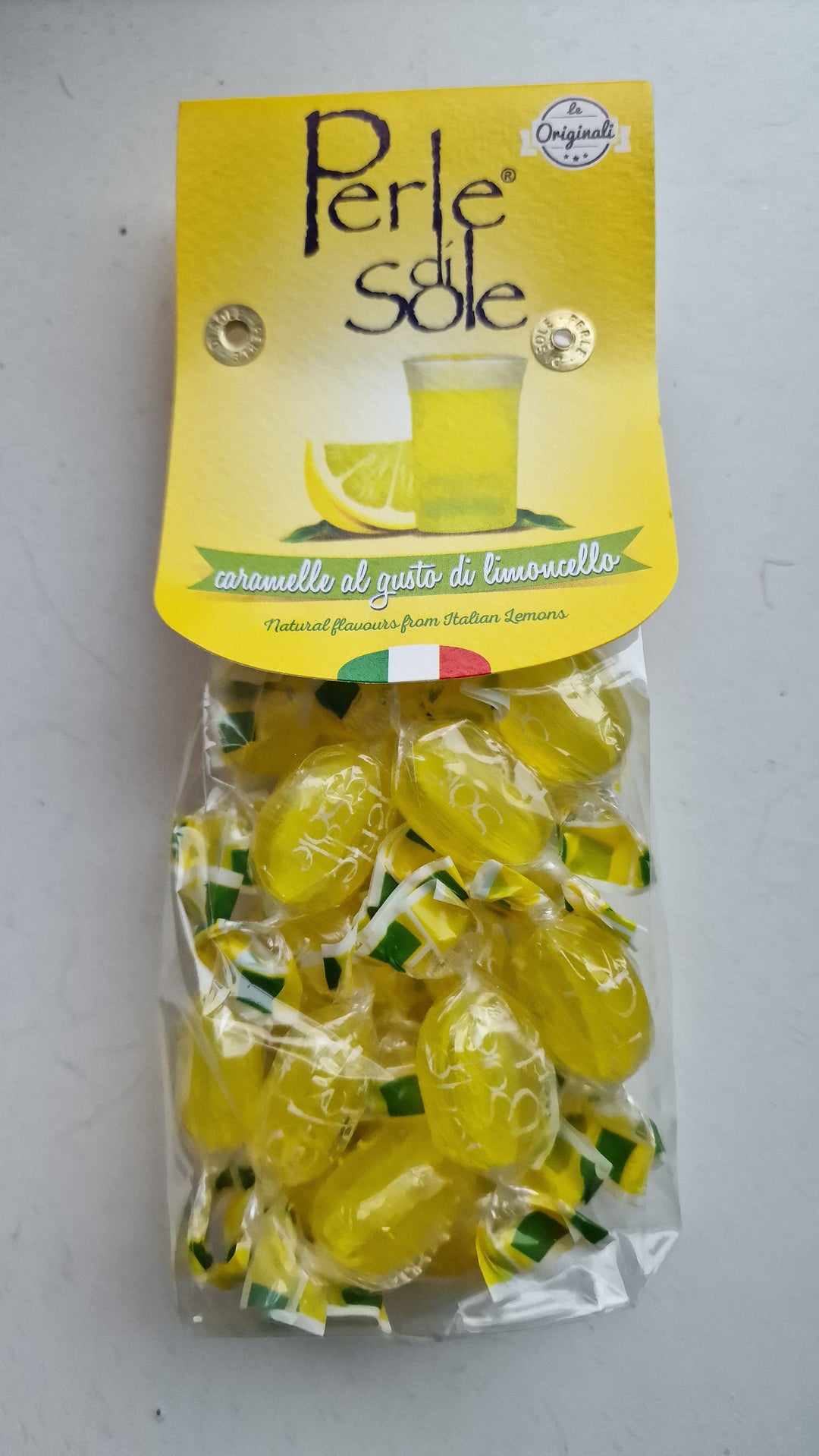 Perle di Sole Limoncello Bonbons , 100 gr. Päckchen