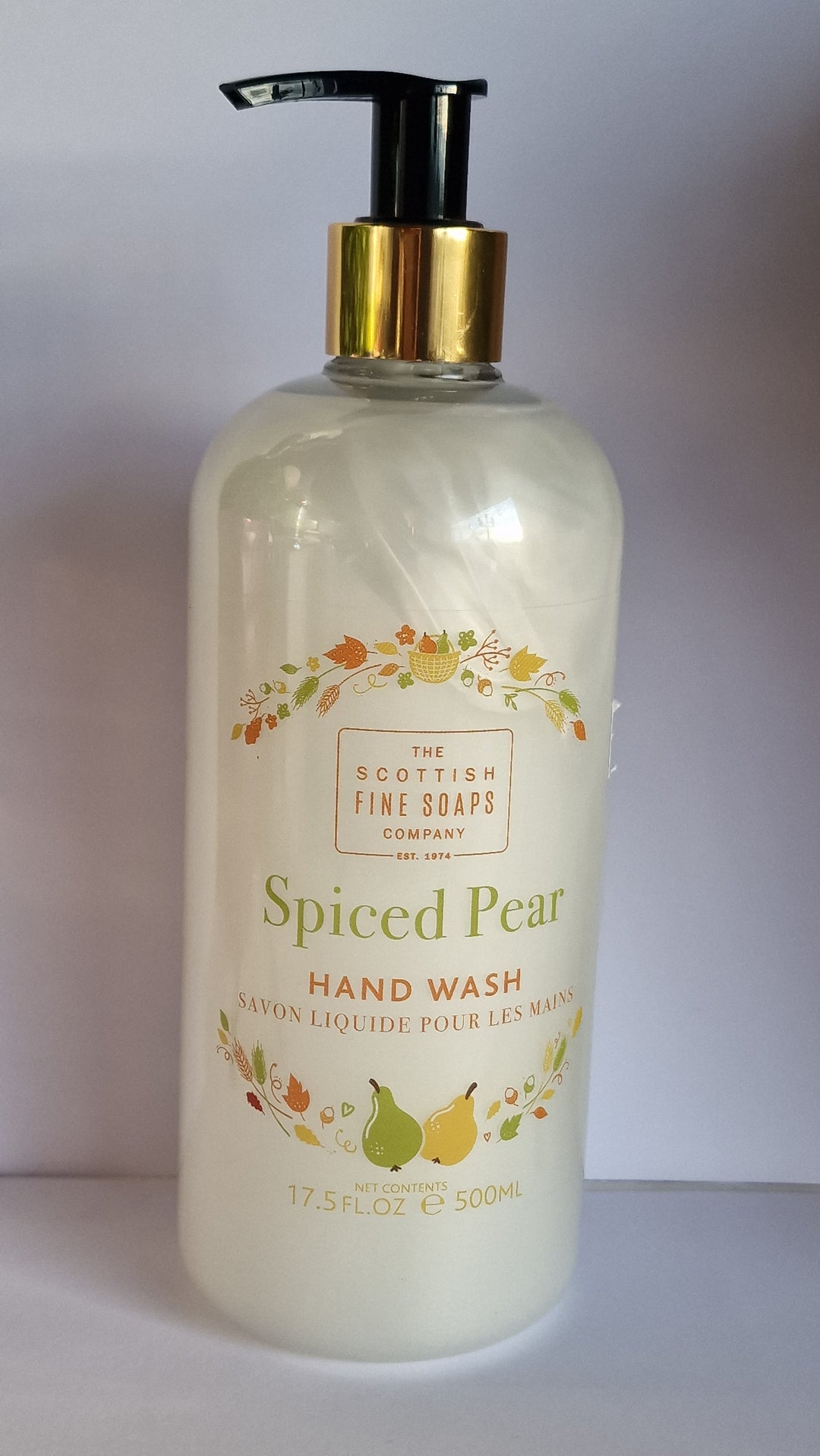 Scottish fine soaps "Spiced Pear" Cremige Flüssigseife 500 ml Ein herrlich fruchtiger Duft nach Birne und Weihnachten