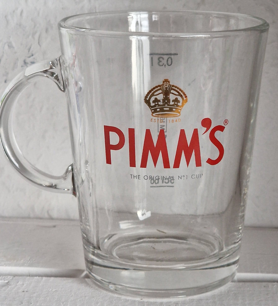 Pimm's Glas, 300 ml,  in Form der großen Pimm's Pitcher