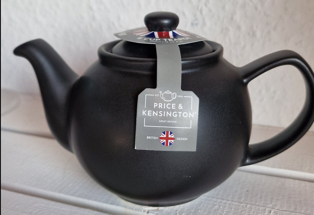 Kleine Teekanne, matt schwarz ,  Price & Kensington