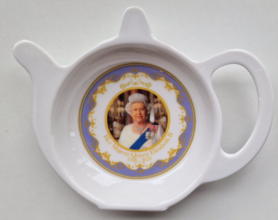 Teebeutel-Ablage, Kunststoff  "Queen Elisabeth II. 1926-2022" aus der Royal Heritage Serie