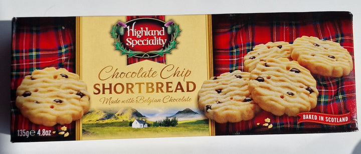 Highland Speciality Chocolate Chip  Shortbread, 135 gr.