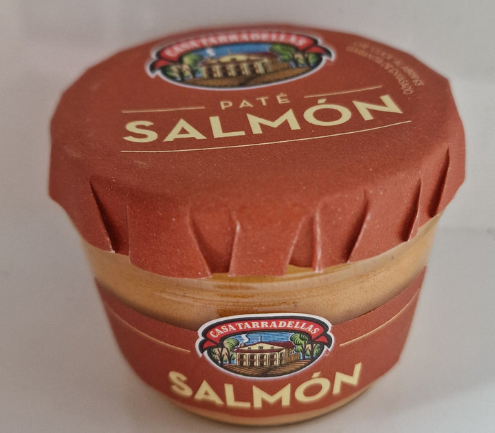 Paté Salmon 125 gr. Glas . Lachspastete Casa Tarradellas