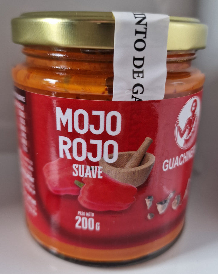 Mojo Rojo Suave . Kanarische Sauce , mild, rot  200g Glas