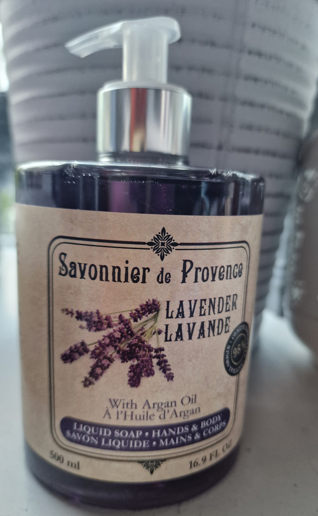 Savonnier de Provence , Flüssigseife aus der Provence "Lavendel" im 500ml Pumpspender