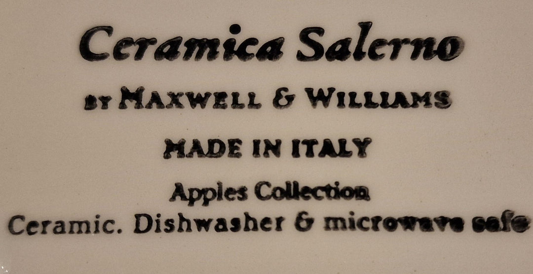 Servierplatte, Keramik  Ceramica Salerno, "Apples Collection ", SALE II. Wahl (schiefer Druck)