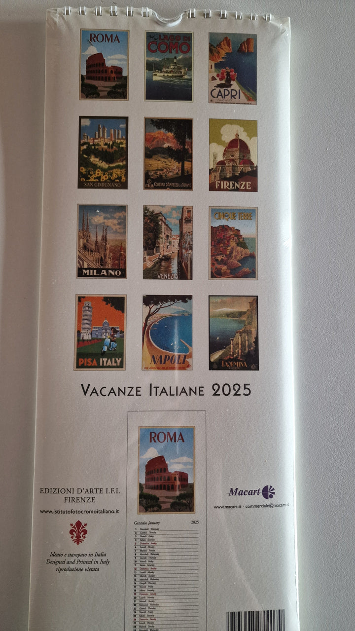 Wandkalender 2025 "Vacanze Italiana"