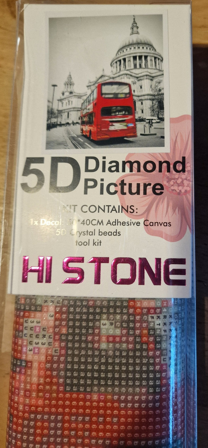 5D Diamond - Picture - Set "London Bus"
ca. 25 cm x 40 cm