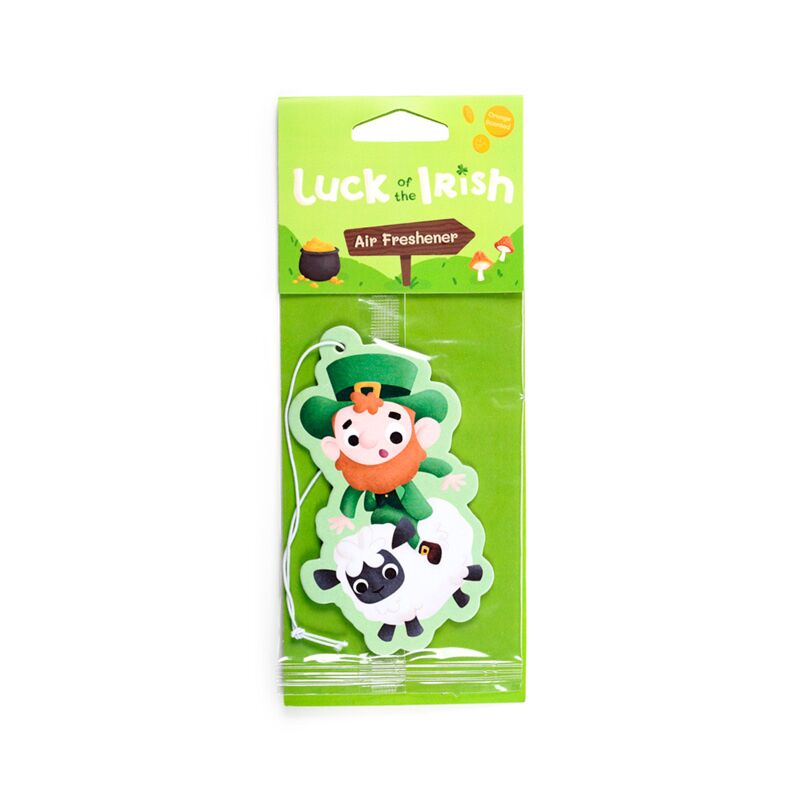Ireland Leprechaun und Schaf Orange Auto-Lufterfrischer