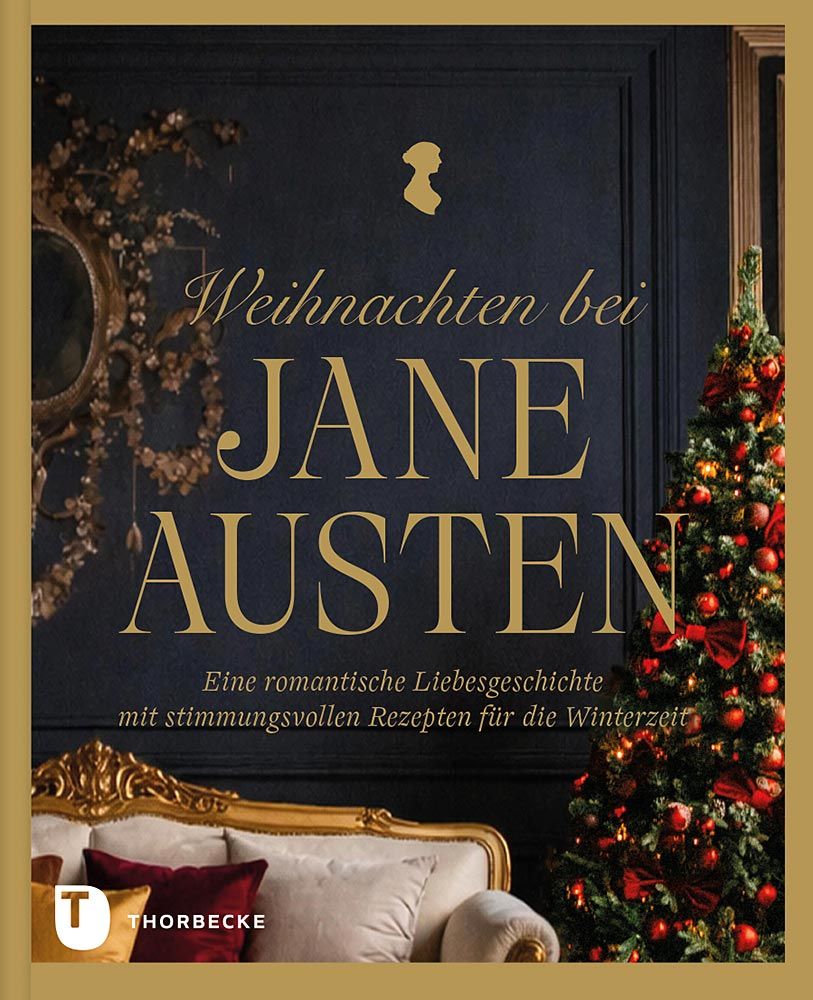 Buch  "Weihnachten bei Jane Austen" Hardcover, mit Goldprägung , 152 Seiten