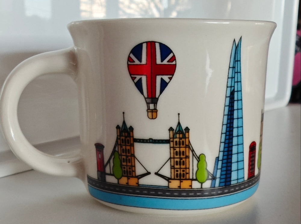 Espresso-Tasse  London Sehenswürdigkeiten , Porzellan