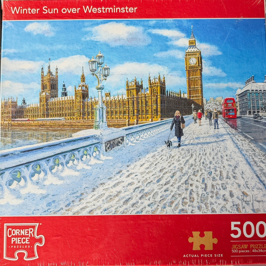 Puzzle "Winter sun over Westminster" , 500 Teile