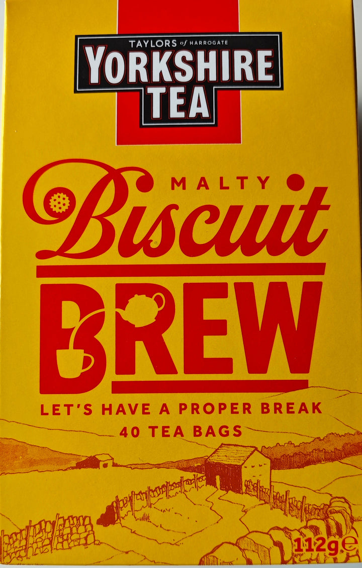 Yorkshire Tea "Malty Biscuit Brew", 40 Teebeutel