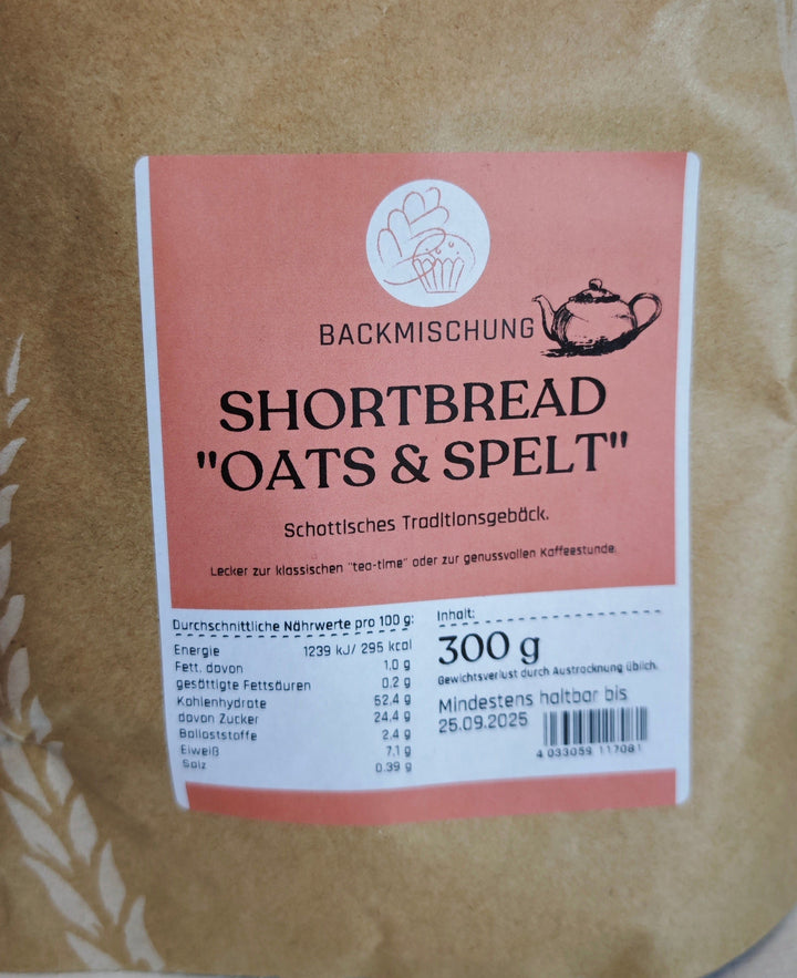 Shortbread "Oats & Spelt" Backmischung 300 g