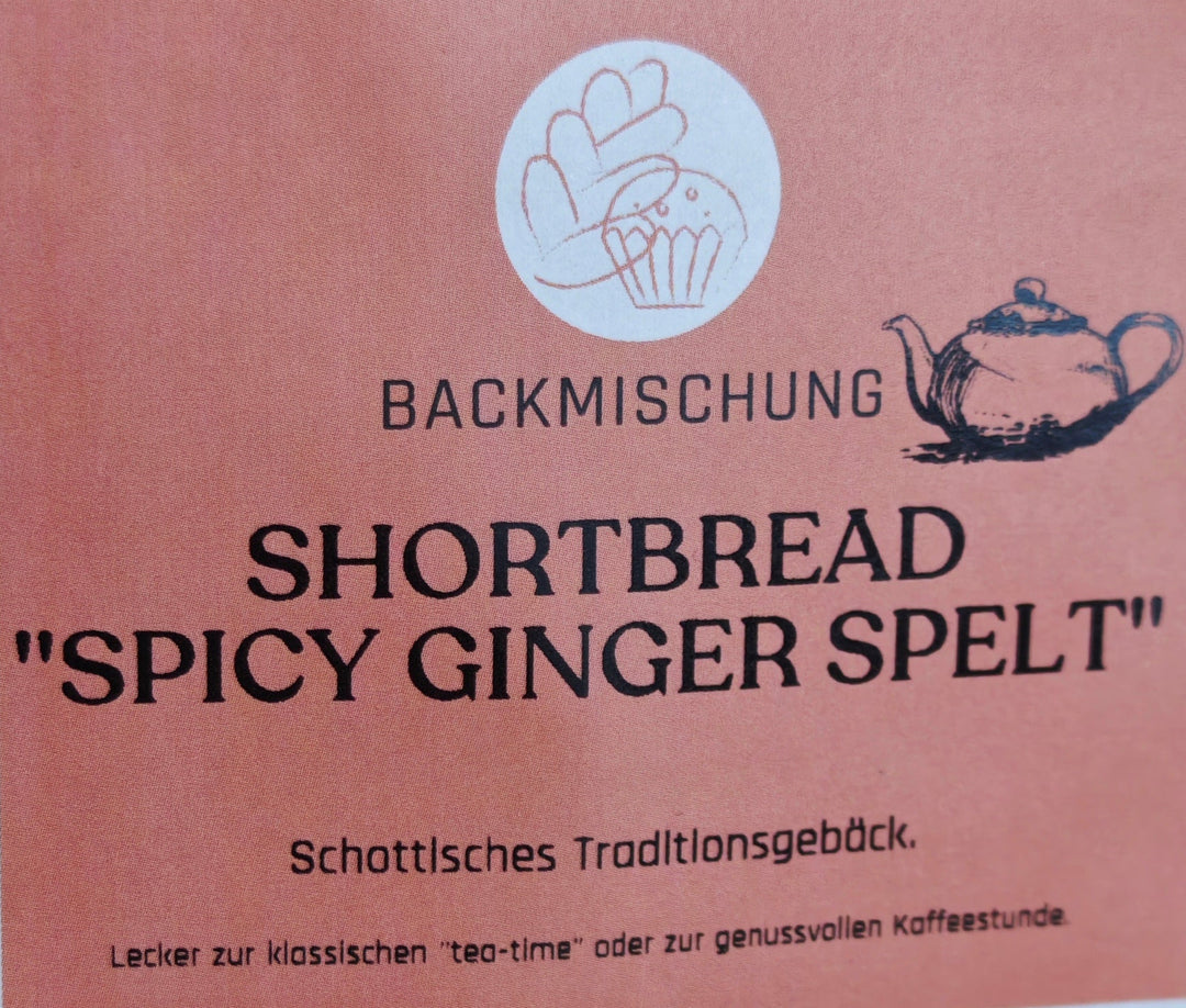 Shortbread "Spicy Ginger Spelt" Backmischung 300 g