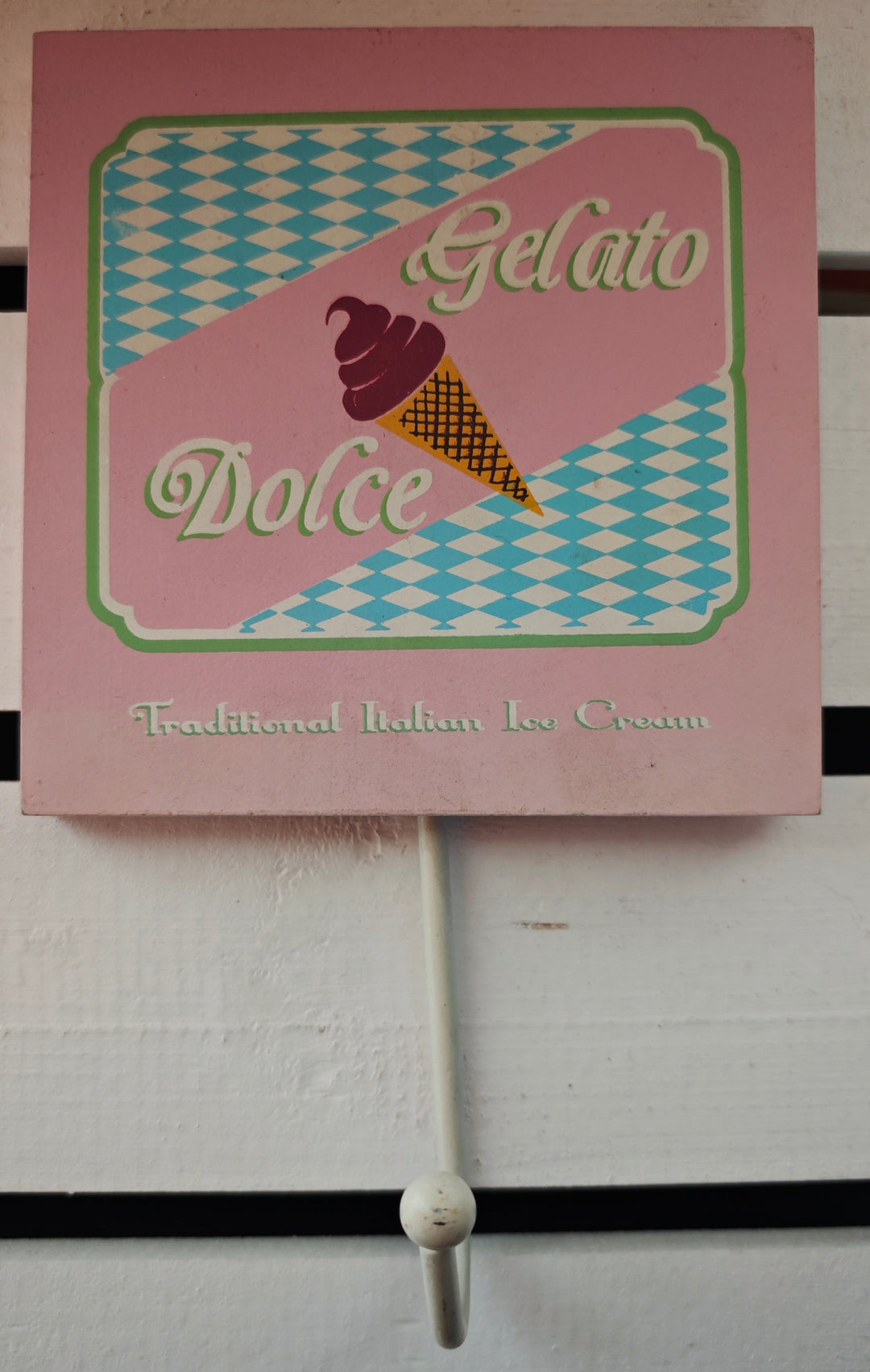 Handtuchhaken,Küche , rosa "Gelato Dolce"