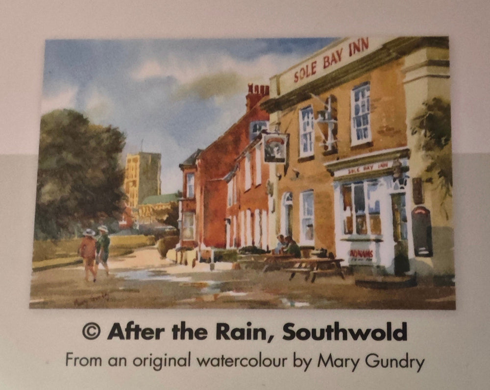 Mary Gundry Künstlerkarte " After the Rain,Southwold" mit Umschlag