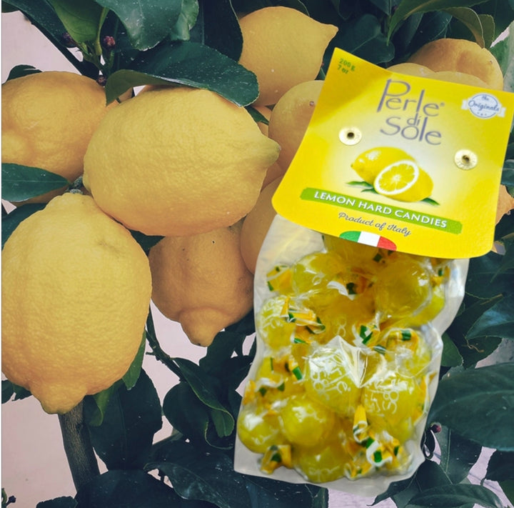 Perle di Sole Zitronen Bonbons , 200 gr. Päckchen