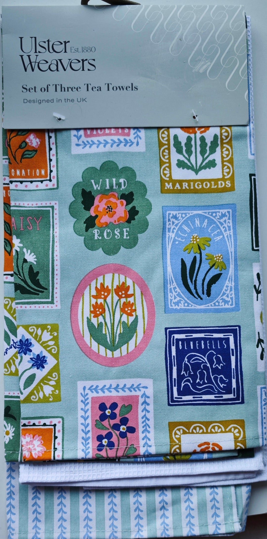 Ulster Weavers Geschirrtücher 3er Set  , mit Blumen Motiven