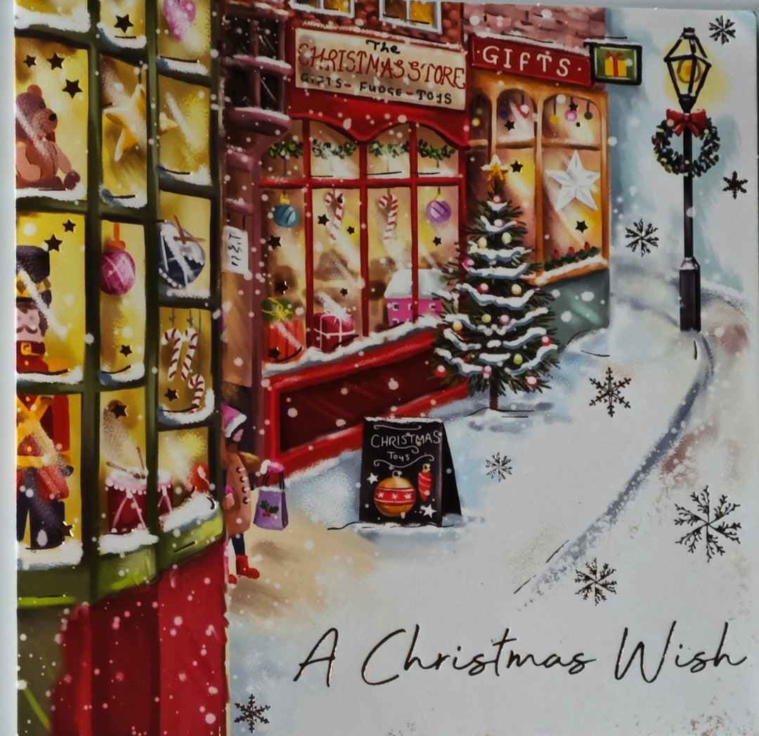 Weihnachtskarte " A Christmas Wish"