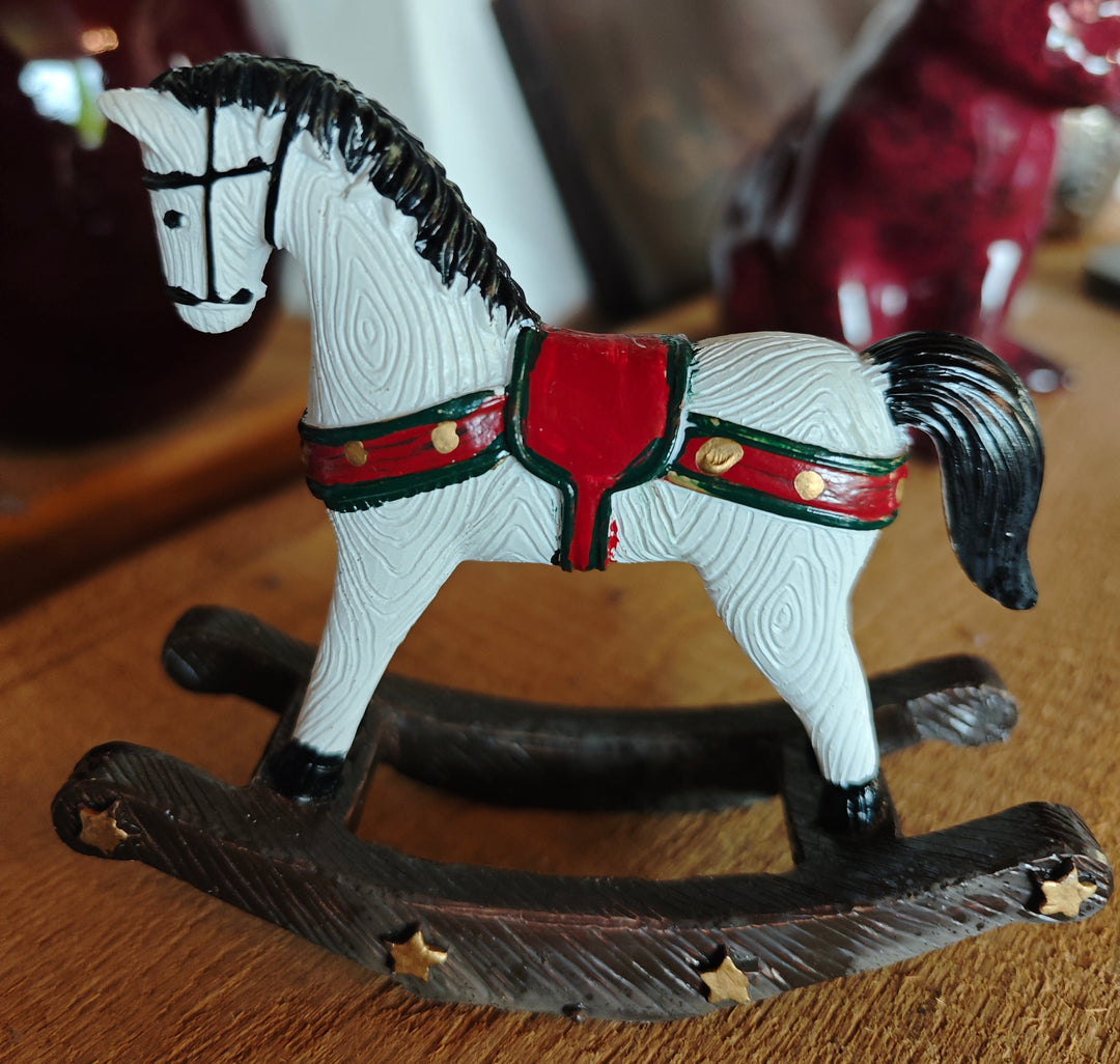 Deko-Aufsteller "Schaukelpferd", im Antik-Look