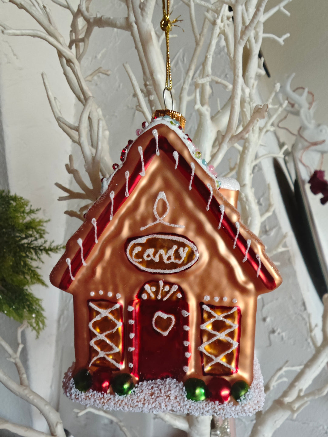 Weihnachtsbaum Anhänger "Gingerbread House", groß
