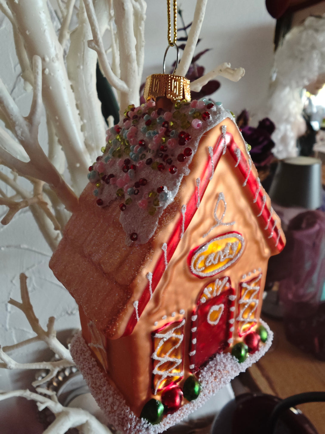 Weihnachtsbaum Anhänger "Gingerbread House", groß